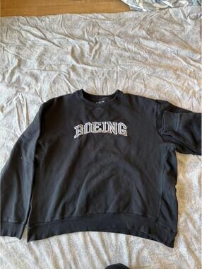 Boeing Black Crewneck Sweatshirt XXL